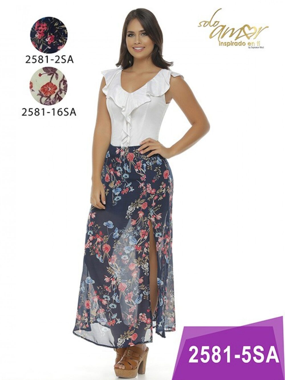 Vestido Moda Colombiana Solo Amor